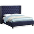 Meridian Furniture Ashton Linen Textured Bed