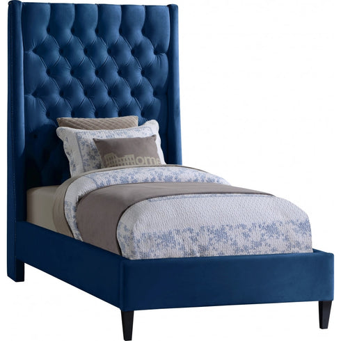Meridian Furniture Fritz Velvet Bed