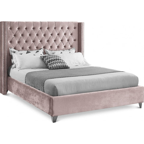 Meridian Furniture Aiden Velvet Bed