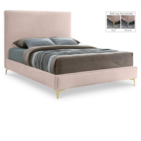 Meridian Furniture Geri Velvet Bed