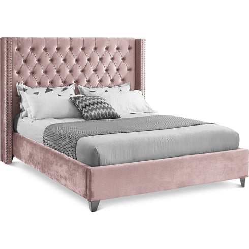 Meridian Furniture Aiden Velvet Bed