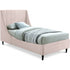 Meridian Furniture Eva Velvet Bed