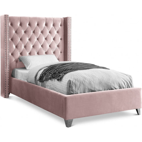 Meridian Furniture Aiden Velvet Bed