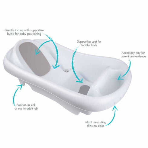 The First Years Sure Comfort Deluxe Infant To Toddler Tub With Sling