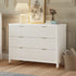 Namesake Brimsley Tambour 6-Drawer Assembled Dresser Warm White