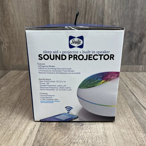 Sealy Projection Lights Bluetooth Speaker