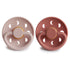 Frigg Moon Natural Rubber Baby Pacifier | 2-Pack