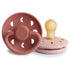 Frigg Moon Natural Rubber Baby Pacifier | 2-Pack