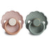 FRIGG Daisy Natural Rubber Baby Pacifier | 2-Pack