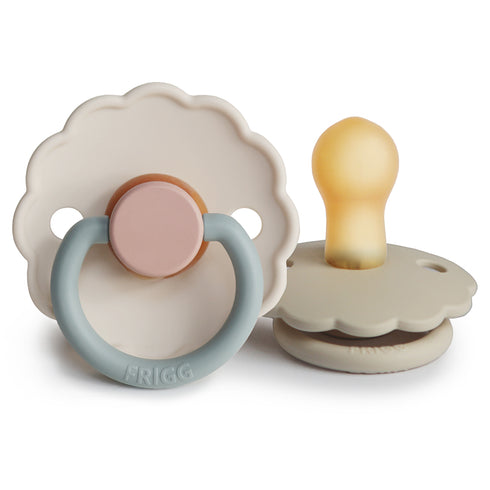 FRIGG Daisy Natural Rubber Baby Pacifier | 2-Pack