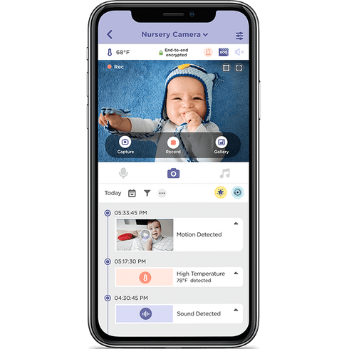 Hubble Nursery Pal Link Premium Single Baby Monitor