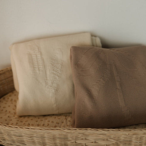 Daisy Luxury Knit Fur Blanket