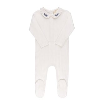 Boys Elys & Co Organic Embroidered Collar Collection