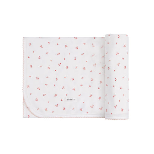 Elys & Co Velour Cluster flower Collection Blanket Girls