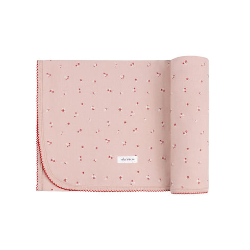 Elys & Co Velour Cluster flower Collection Blanket Girls