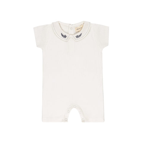 Boys Elys & Co Organic Embroidered Collar Collection