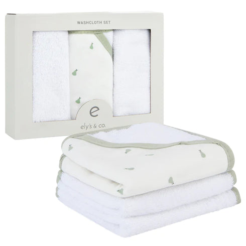 Ely's and Co Washcloth Set, 3 pack