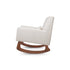 Sleepytime-Rocker in Eco-Performance Fabric with Walnut Legs