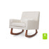 Sleepytime-Rocker in Eco-Performance Fabric with Walnut Legs