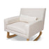 Sleepytime-Rocker in Eco-Performance Fabric with Light Legs