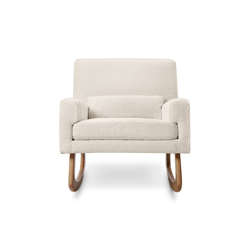 Sleepytime-Rocker in Boucle With Light Legs