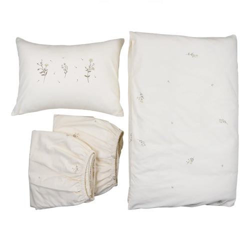 Mini Manilla Buttercup Floral 5pc Crib Set
