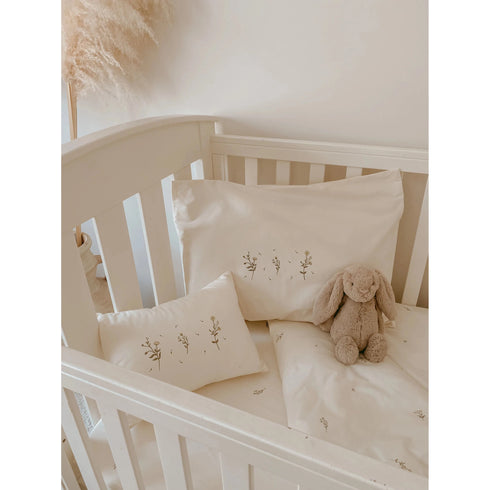 Mini Manilla Buttercup Floral 5pc Crib Set