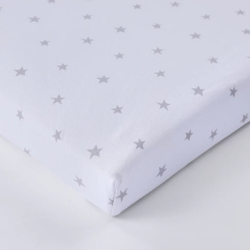 Petit Clair PC Star Printed Crib Sheet