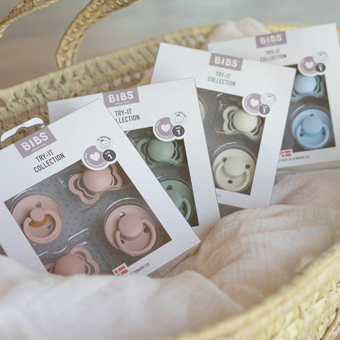 BIBS Try It Collection Pacifiers (4 Pack)