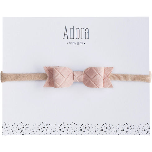 Adora Mini Suede Bow Headband