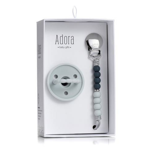 Adora Classic Pacifier Clip Gift Set