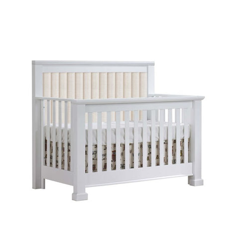 Natart Taylor 5-in-1 Convertible Crib White/Talc
