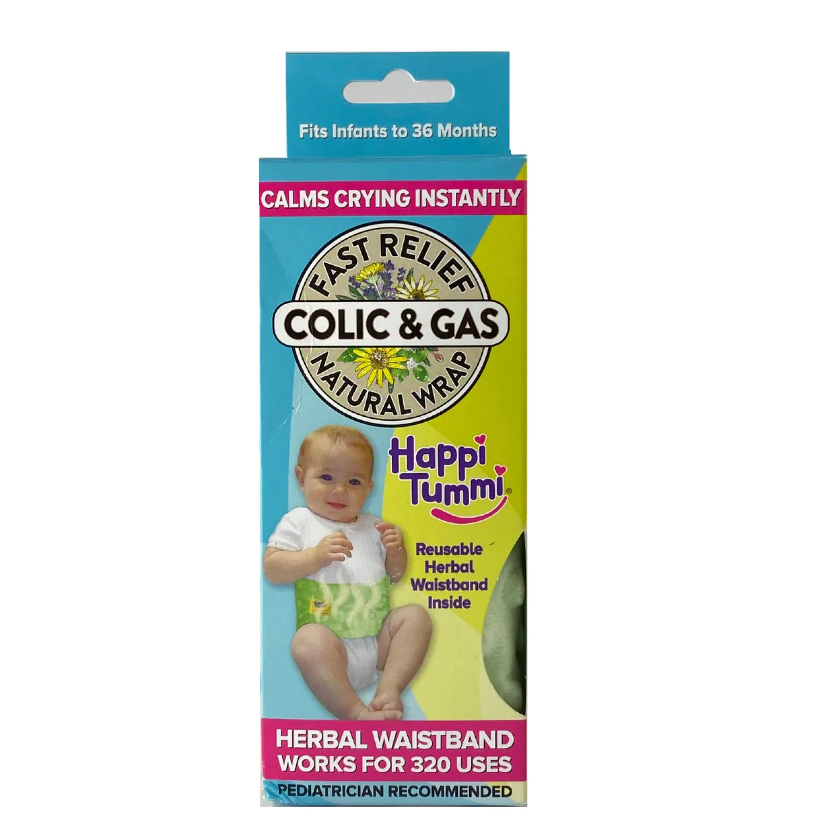 Happi Tummi Colic & Gas Fast Relief Natural Wrap Twinkle Baby Boutique