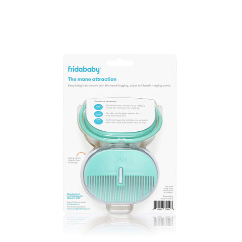 Fridababy Infant Head-Hugging Hair Brush + Styling Comb Set