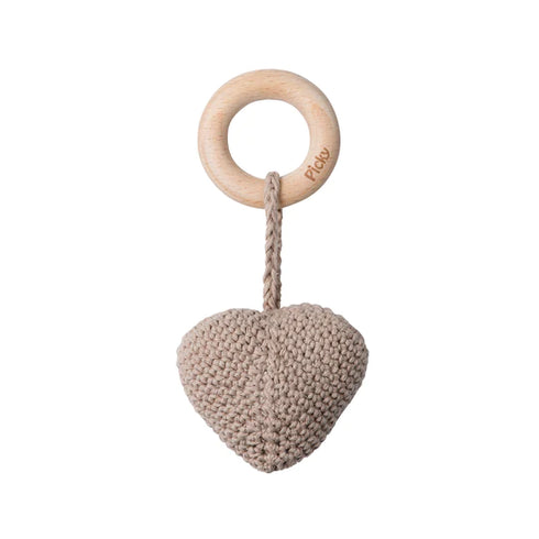 Picky Heart Rattle Teether