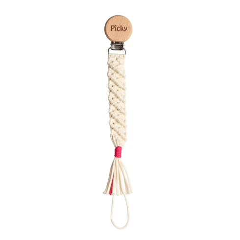 Picky Macrame Pacifier Clip