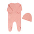 Tricot Bebe Checked Footie Set