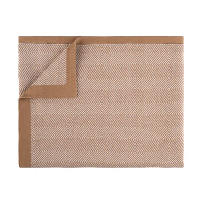 Pippin Herringbone Knit Blanket