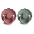 FRIGG Daisy Natural Rubber Baby Pacifier | 2-Pack