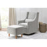 Babyletto Toco Swivel Glider and Ottoman in Eco-Performance Fabric | Water Repellent & Stain Resistant