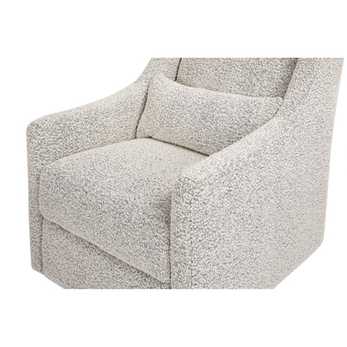 Babyletto Toco Swivel Glider and Ottoman in Eco-Performance Fabric | Water Repellent & Stain Resistant
