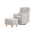 Babyletto Toco Swivel Glider and Ottoman in Eco-Performance Fabric | Water Repellent & Stain Resistant