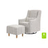 Babyletto Toco Swivel Glider and Ottoman in Eco-Performance Fabric | Water Repellent & Stain Resistant