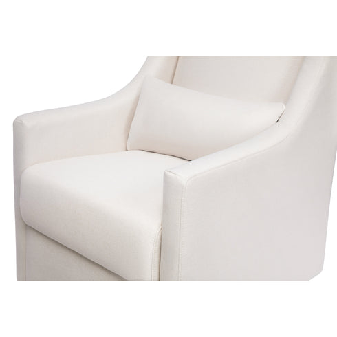 Babyletto Toco Swivel Glider and Ottoman in Eco-Performance Fabric | Water Repellent & Stain Resistant