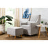 Babyletto Toco Swivel Glider and Ottoman in Eco-Performance Fabric | Water Repellent & Stain Resistant