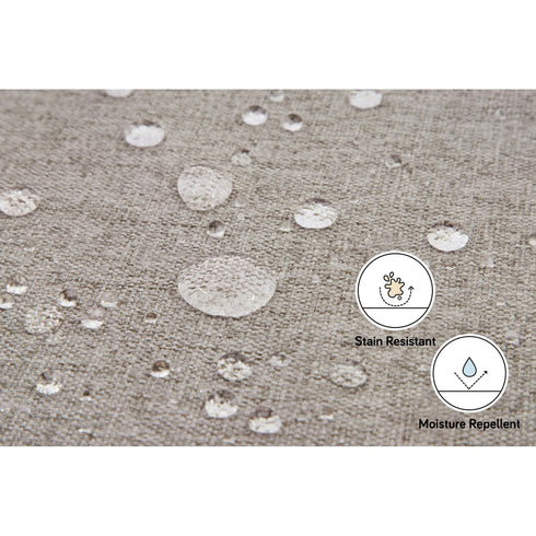 Babyletto Toco Swivel Glider and Ottoman in Eco-Performance Fabric | Water Repellent & Stain Resistant