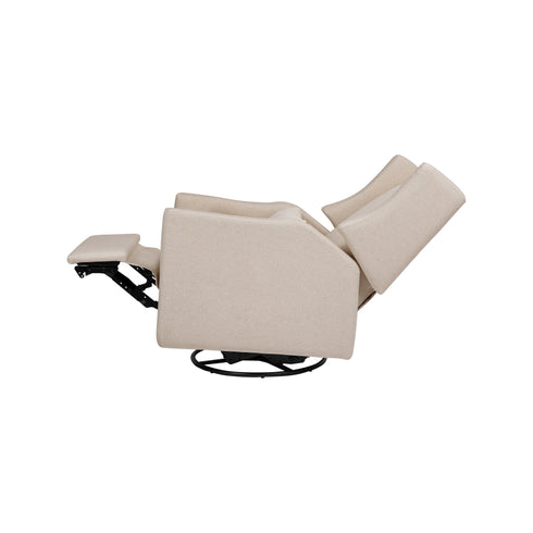 Babyletto Kiwi Electronic Recliner and Swivel Glider in Eco-Performance Fabric with USB port | Water Repellent & Stain Resistant
