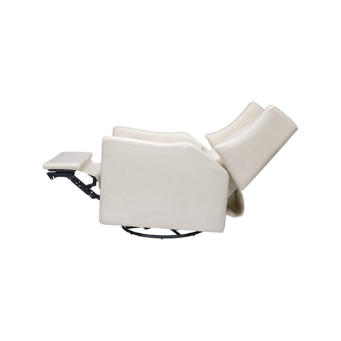 Babyletto Kiwi Electronic Recliner and Swivel Glider in Eco-Performance Fabric with USB port | Water Repellent & Stain Resistant