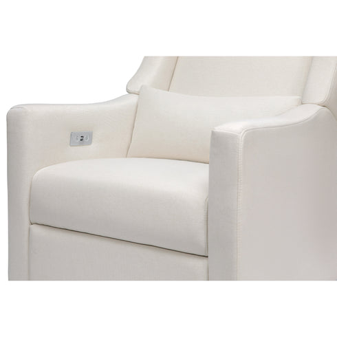 Babyletto Kiwi Electronic Recliner and Swivel Glider in Eco-Performance Fabric with USB port | Water Repellent & Stain Resistant