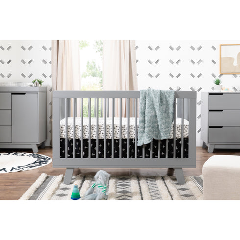 Babyletto Hudson 3-in-1 Convertible Crib with Toddler Bed Conversion Kit